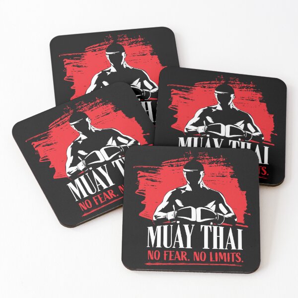 Item preview, Muay Thai Fighter – No Fear No Limits designed and sold by k9printart.