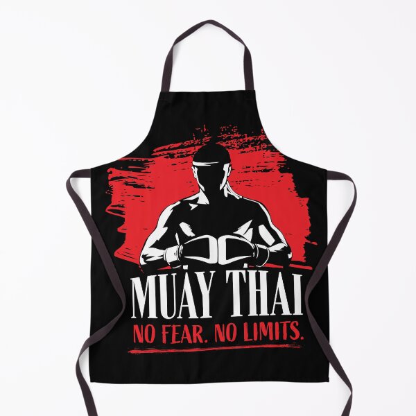 Item preview, Muay Thai Fighter – No Fear No Limits designed and sold by k9printart.