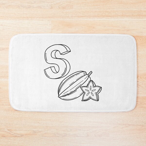 Item preview, An illustration of letter S stand for Starfruit designed and sold by rasagamastore.