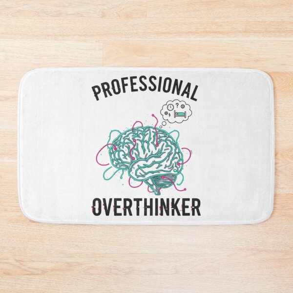 Item preview, Professional Overthinker Brain Logo Design designed and sold by Silent Watch Threads..