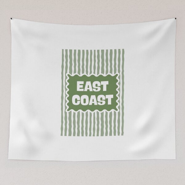 Item preview, East Coast in Sage Green designed and sold by Dondonmart.