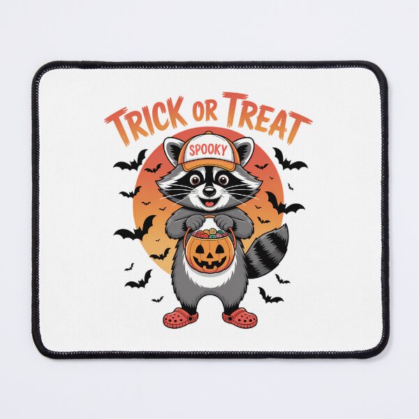 Item preview, Trick Or Treat Spooky Raccoon Feral Halloween designed and sold by Sunset4Bones.