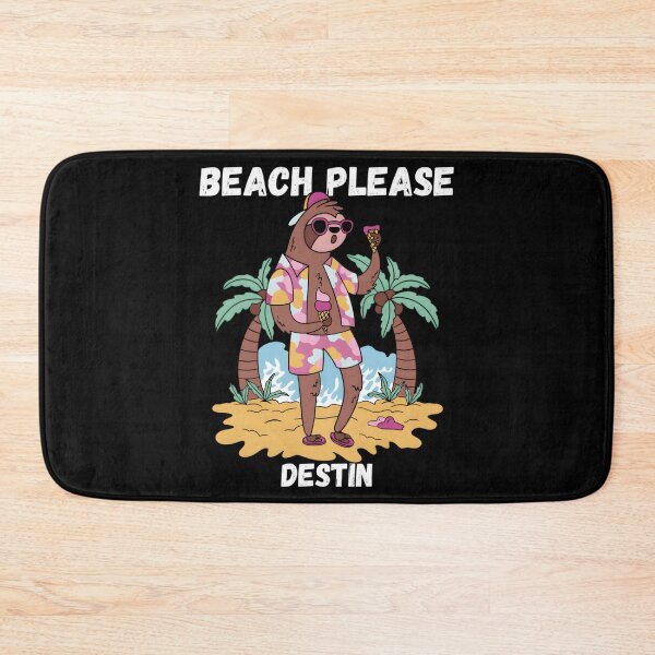 Item preview, Beach Please Destin Florida Sloth Vacation designed and sold by aqnkkalw83.