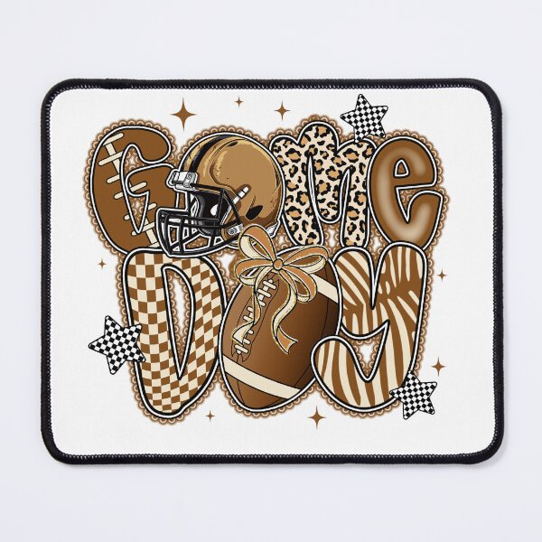 Item preview, Copy of Glitter Couquette Brown Rugby Ball, Game Day, Sport Lovers,  Football Lover designed and sold by vintagearttee.