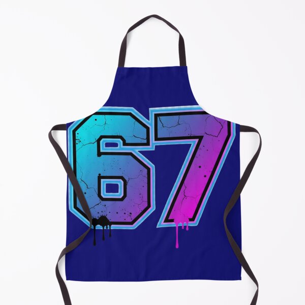 Item preview, 67 Bold Streetwear Number Design designed and sold by TrackinDaTrends.