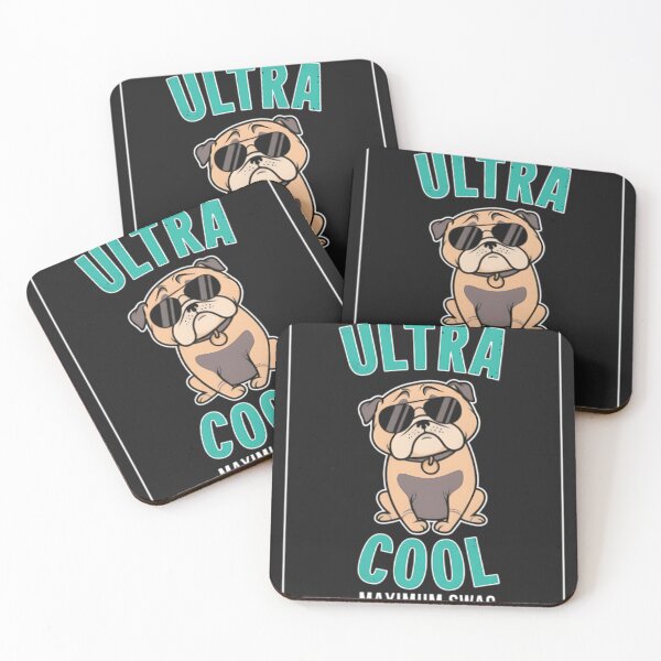 Item preview, Ultra Cool Pug Dog – Funny Maximum Swag Pet Lover Design designed and sold by FlorineArias.