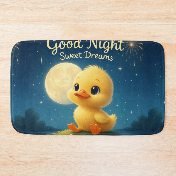 Item preview, Cute Duckling Under Moonlight designed and sold by Sadia  Jannat.