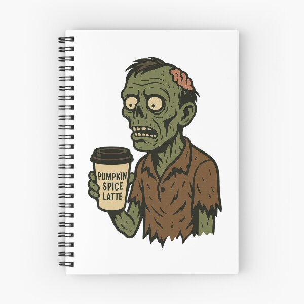 Artikelvorschau, Halloween-Zombie mit Pumpkin Spice Latte entworfen und verkauft von CanvasFox.