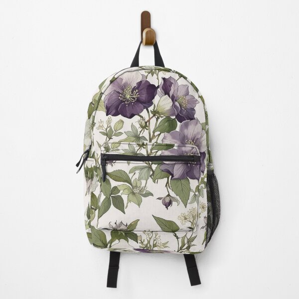 Item preview, Purple And White Floral Pattern designed and sold by CoolPixels.