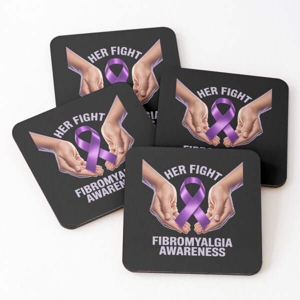 Item preview, Her Fight Is My Fight Purple Ribbon Fibromyalgia Awareness designed and sold by August4Laughs25.