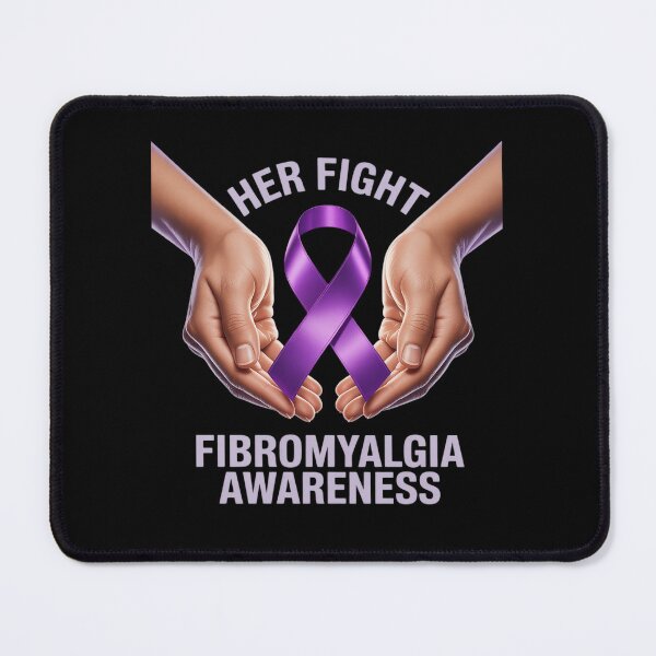 Item preview, Her Fight Is My Fight Purple Ribbon Fibromyalgia Awareness designed and sold by August4Laughs25.