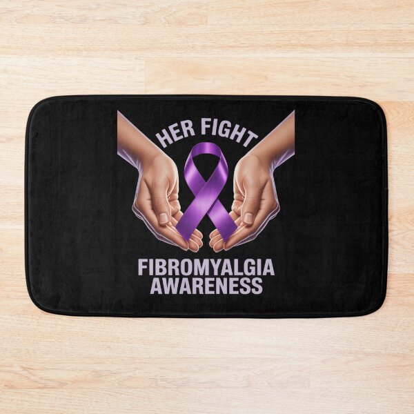 Item preview, Her Fight Is My Fight Purple Ribbon Fibromyalgia Awareness designed and sold by August4Laughs25.