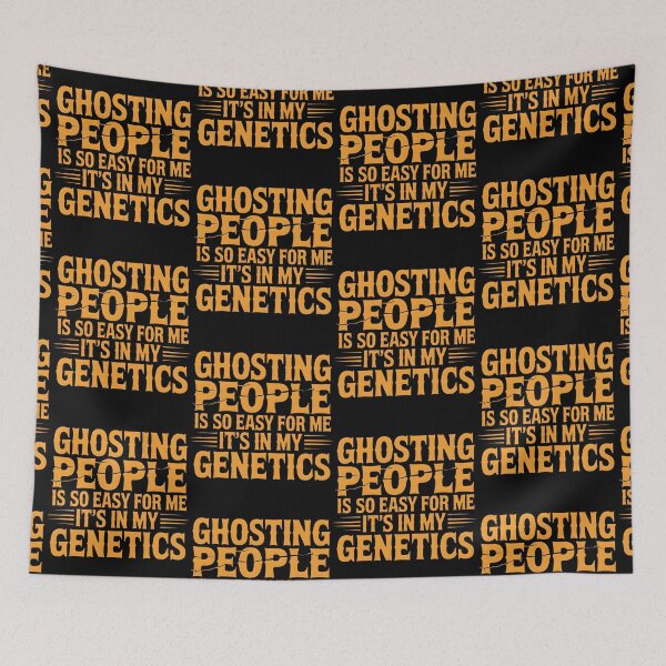 Item preview, Ghosting People Is So Easy For Me It's In My Genetics-Halloween Sarcastic Gift  designed and sold by LovelyEvaDesign.
