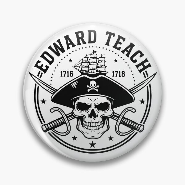 Item preview, Blackbeard Edward Teach's Enduring Legacy as a Pirate Legend- light designed and sold by 89BLACK.