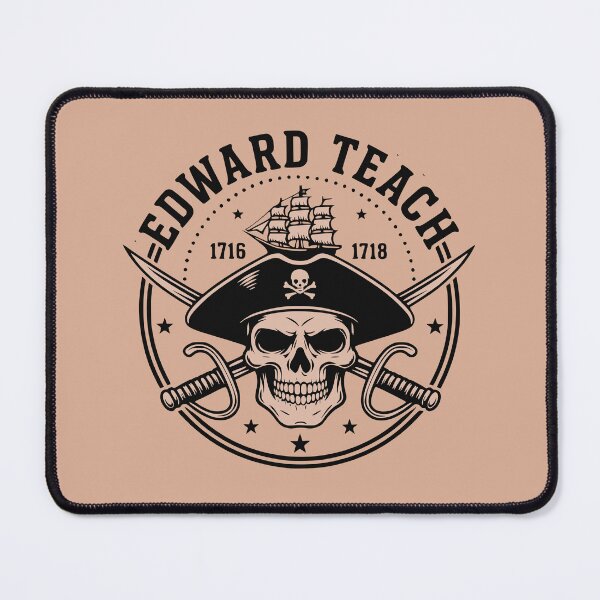 Item preview, Blackbeard Edward Teach's Enduring Legacy as a Pirate Legend- light designed and sold by 89BLACK.