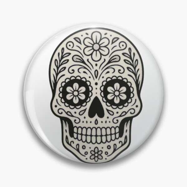 Item preview, Día de Muertos sugar skull pattern designed and sold by AchimKos.
