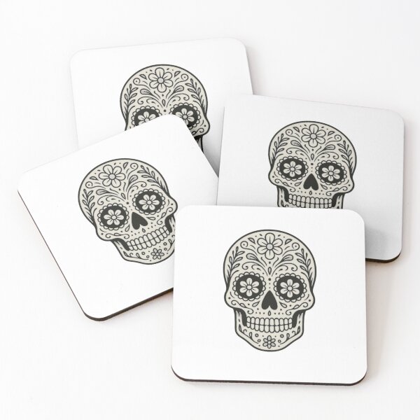 Item preview, Día de Muertos sugar skull pattern designed and sold by AchimKos.