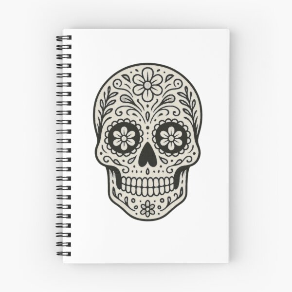 Item preview, Día de Muertos sugar skull pattern designed and sold by AchimKos.