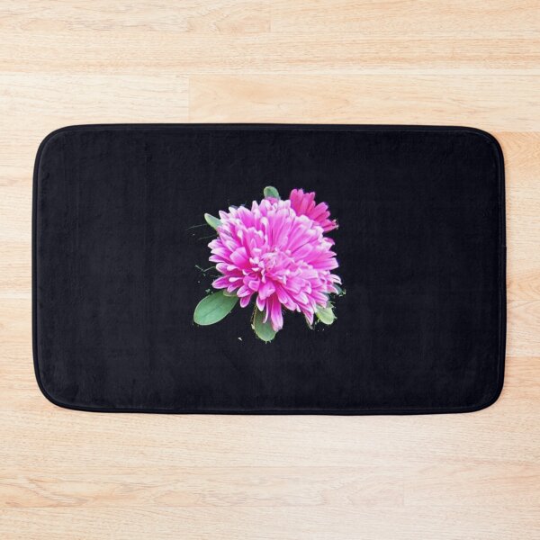 Item preview, Pink Aster Flower on Black designed and sold by DianeBP.