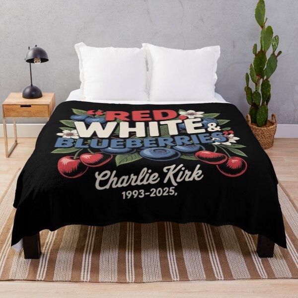 Item preview, Red White and Blueberries - Charlie Kirk  designed and sold by mpotroire.