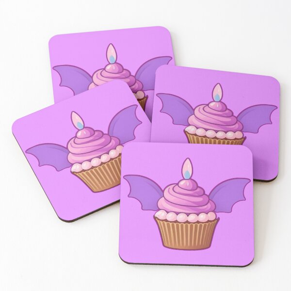 Item preview, Halloween Cupcake with Bat Wings – Cute Spooky Dessert designed and sold by Ivy-Triggs.