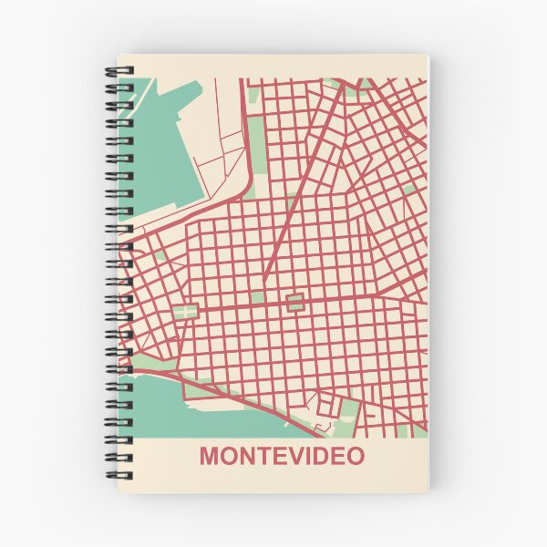 Item preview, Mapa de Montevideo (Uruguay) designed and sold by MapsByLeo.