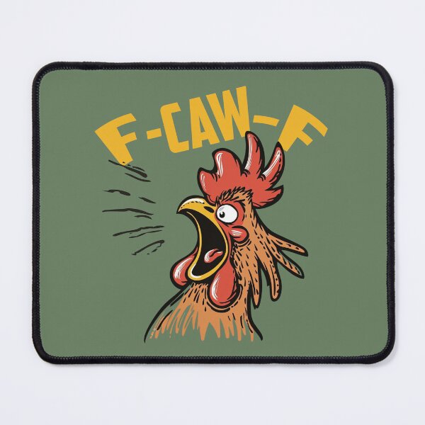 Item preview, F-CAW-F Sassy Rooster Crazy Chicken Meme designed and sold by SoccaTamam.