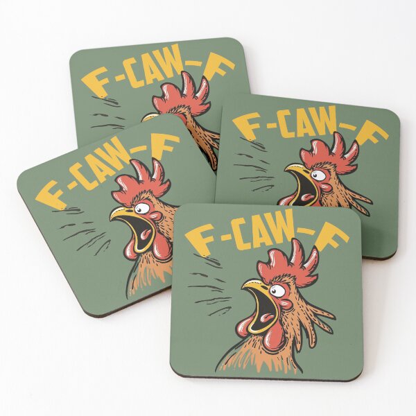 Item preview, F-CAW-F Sassy Rooster Crazy Chicken Meme designed and sold by SoccaTamam.