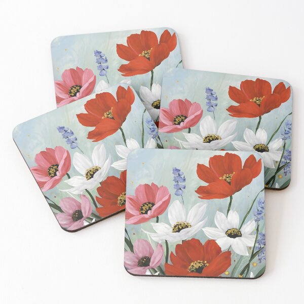 Item preview, Happy Birthday – accompanied by Garden Flowers designed and sold by EmeraldeaArt.