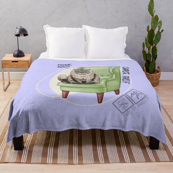 Item preview, Cat on the Chair Sticker – Funny Lazy Cat Meme Design designed and sold by Made-by-Anxiety.
