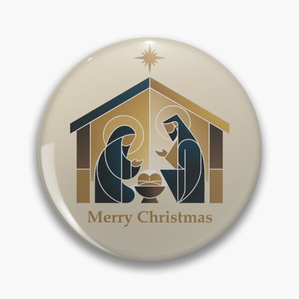 Item preview, Minimalist Geometric Nativity Scene Modern Christmas designed and sold by WikaKowalczyk.