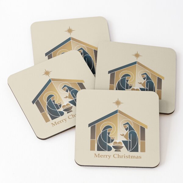 Item preview, Minimalist Geometric Nativity Scene Modern Christmas designed and sold by WikaKowalczyk.