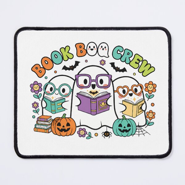 Item preview, Feminine Book Boo Crew | Cute Girly Ghost Halloween Reading Design designed and sold by hn79.