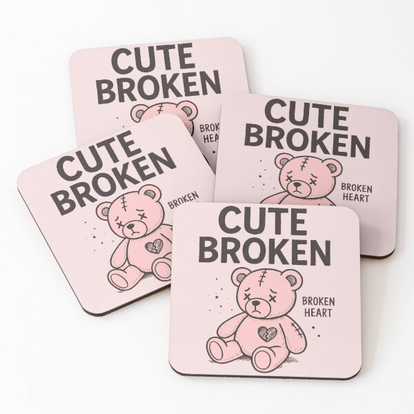 Item preview, Cute Broken Teddy Bear T-Shirt | Pastel Pink Aesthetic Graphic | Kawaii Streetwear Art Design designed and sold by KDesignCrafts.