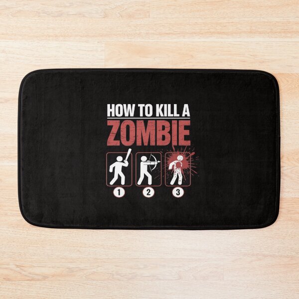 Item preview, How To Kill A Zombie Guide Halloween Humour Zombie Slayer designed and sold by itsnothatweird.
