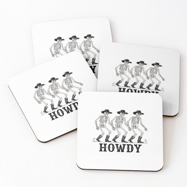 Item preview, Howdy Dancing Skeleton western Halloween designed and sold by itsnothatweird.