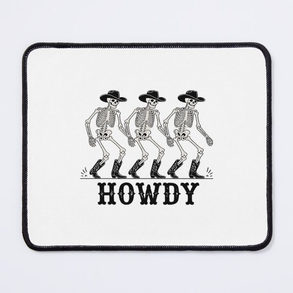 Item preview, Howdy Dancing Skeleton western Halloween designed and sold by itsnothatweird.