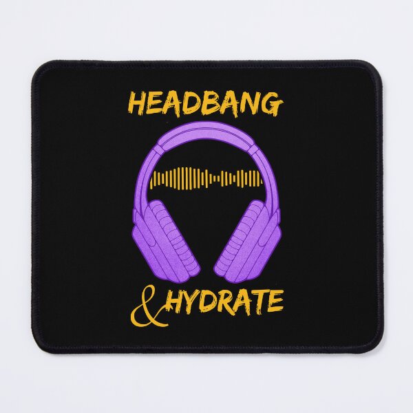 Item preview, Headphones | Headbang And Hydrate designed and sold by ObsidianDaz.