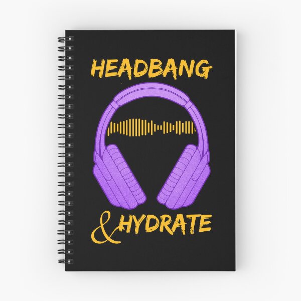 Item preview, Headphones | Headbang And Hydrate designed and sold by ObsidianDaz.