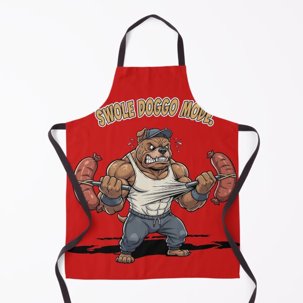 Item preview, Swole Doggo Mode - Sausage Lift | Bodybuilder Dog designed and sold by SillyPawsStudio.