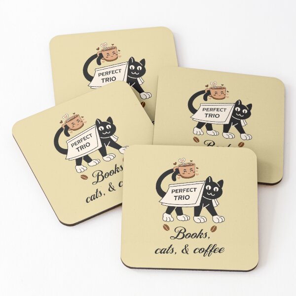 Item preview, Cats Coffee Books designed and sold by CalroStudiio.