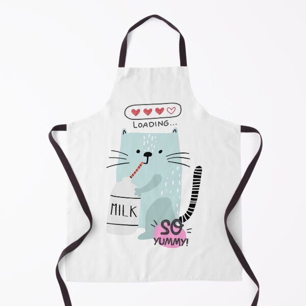 Item preview, Cute Cat Drinking Milk designed and sold by yuki-hana.