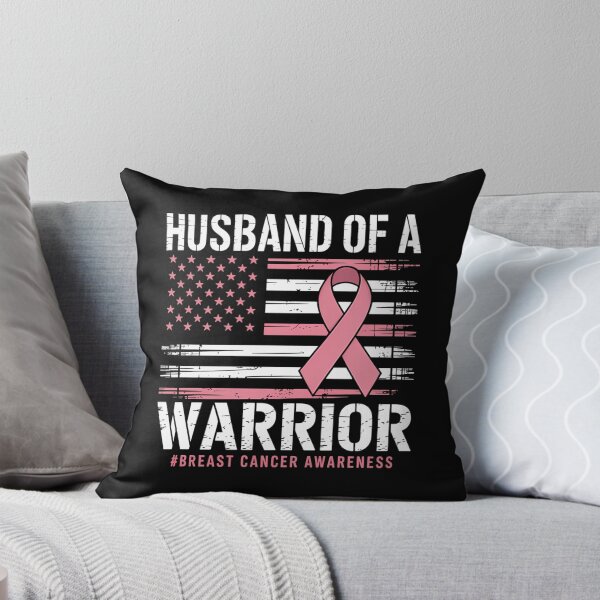Item preview, Husband Of A Warrior Breast Cancer Awareness Support designed and sold by Sunset4Bones.