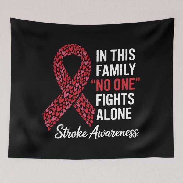 Item preview, Stroke Survivor Stroke Awareness Ribbon Family designed and sold by tearbytea.