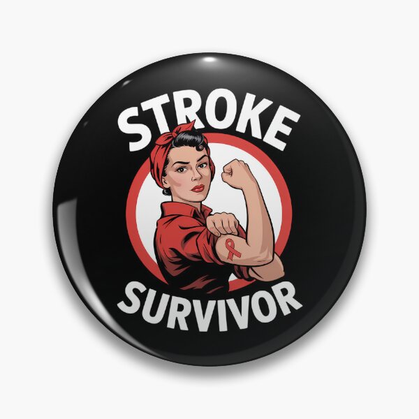Item preview, Stroke Survivor Stroke Awareness Ribbon designed and sold by tearbytea.