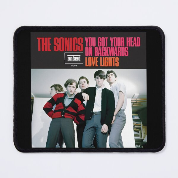 Item preview, The Sonics – Retro Garage Rock Band Vintage Portrait designed and sold by fintantalonet.