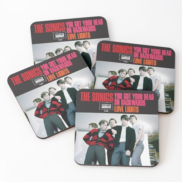Item preview, The Sonics – Retro Garage Rock Band Vintage Portrait designed and sold by fintantalonet.