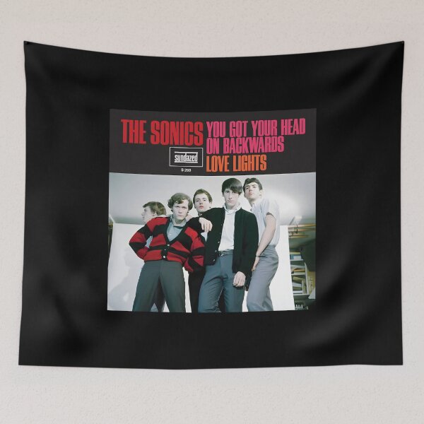 Item preview, The Sonics – Retro Garage Rock Band Vintage Portrait designed and sold by fintantalonet.