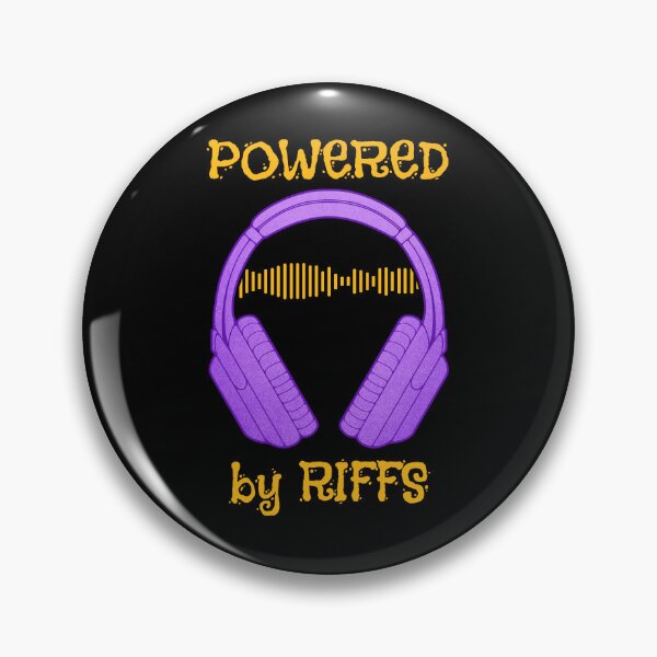 Item preview, Headphones | Powered By Riffs designed and sold by ObsidianDaz.