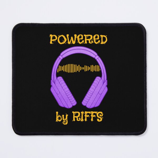 Item preview, Headphones | Powered By Riffs designed and sold by ObsidianDaz.